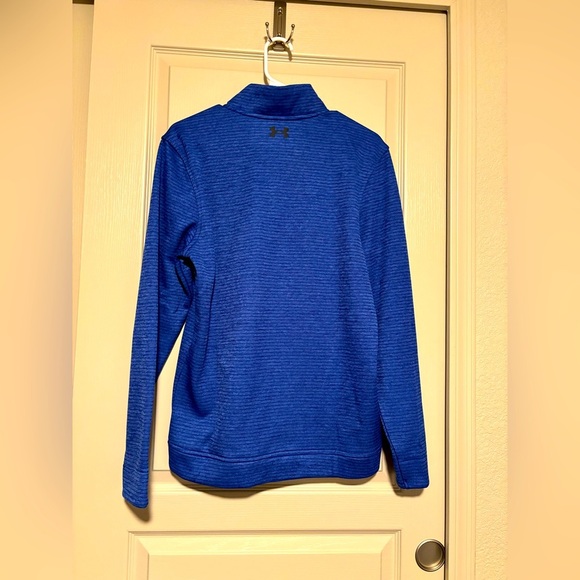 Under Armour Golf, Men’s Size Small. Royal Blue Athletic Pullover - Picture 2 of 5